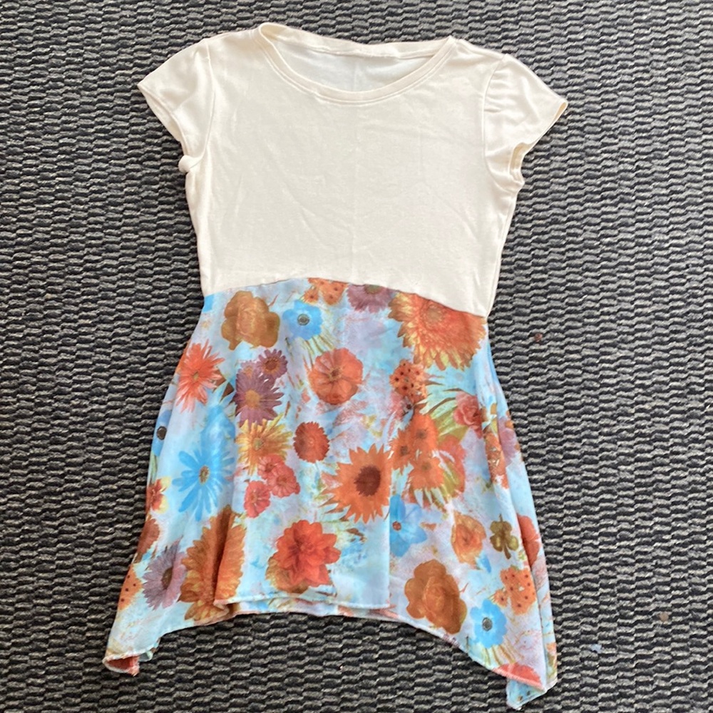 Handmade Short Sleeves Dressy Shirt size-M